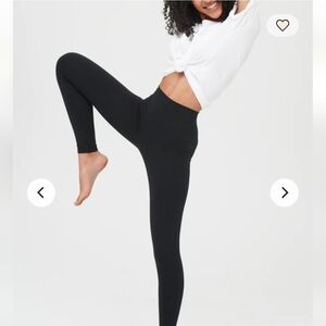 Aerie Black High-Rise Long Inseam Leggings M